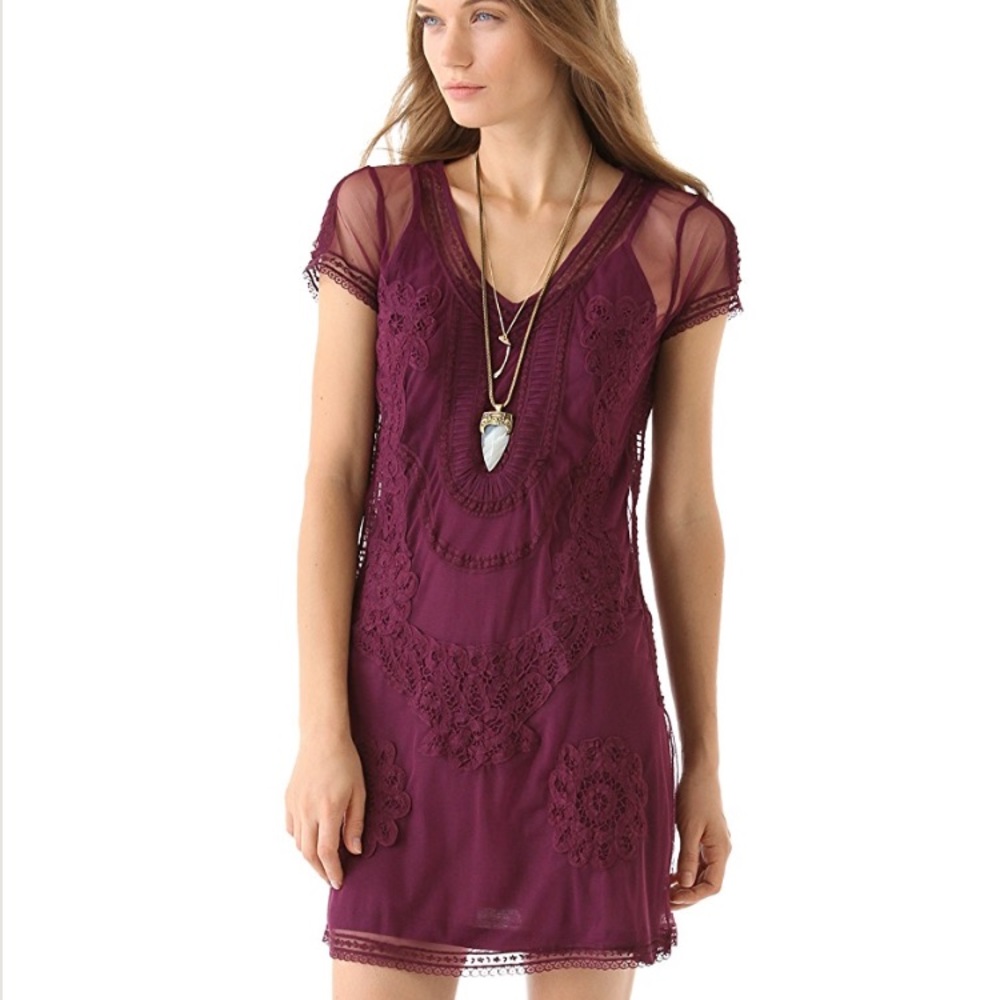SALE! Candela Lace Mesh Mini Dress or Tunic